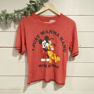 Mickey & Pluto Tee NWT